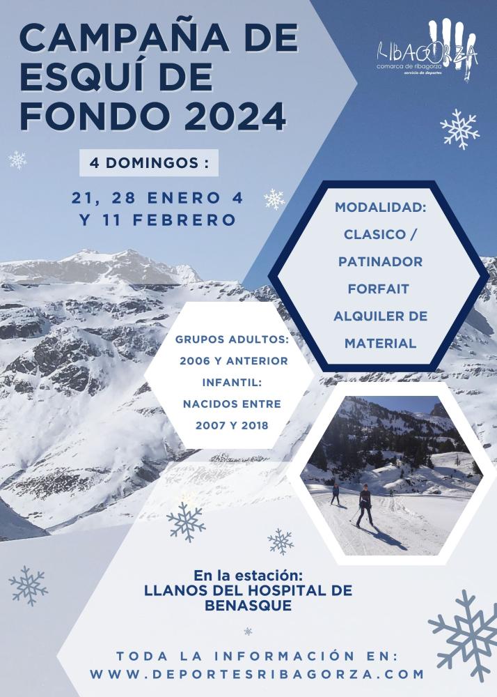 Imagen Campaña de Esquí de Fondo 2024 Comarca de La Ribagorza